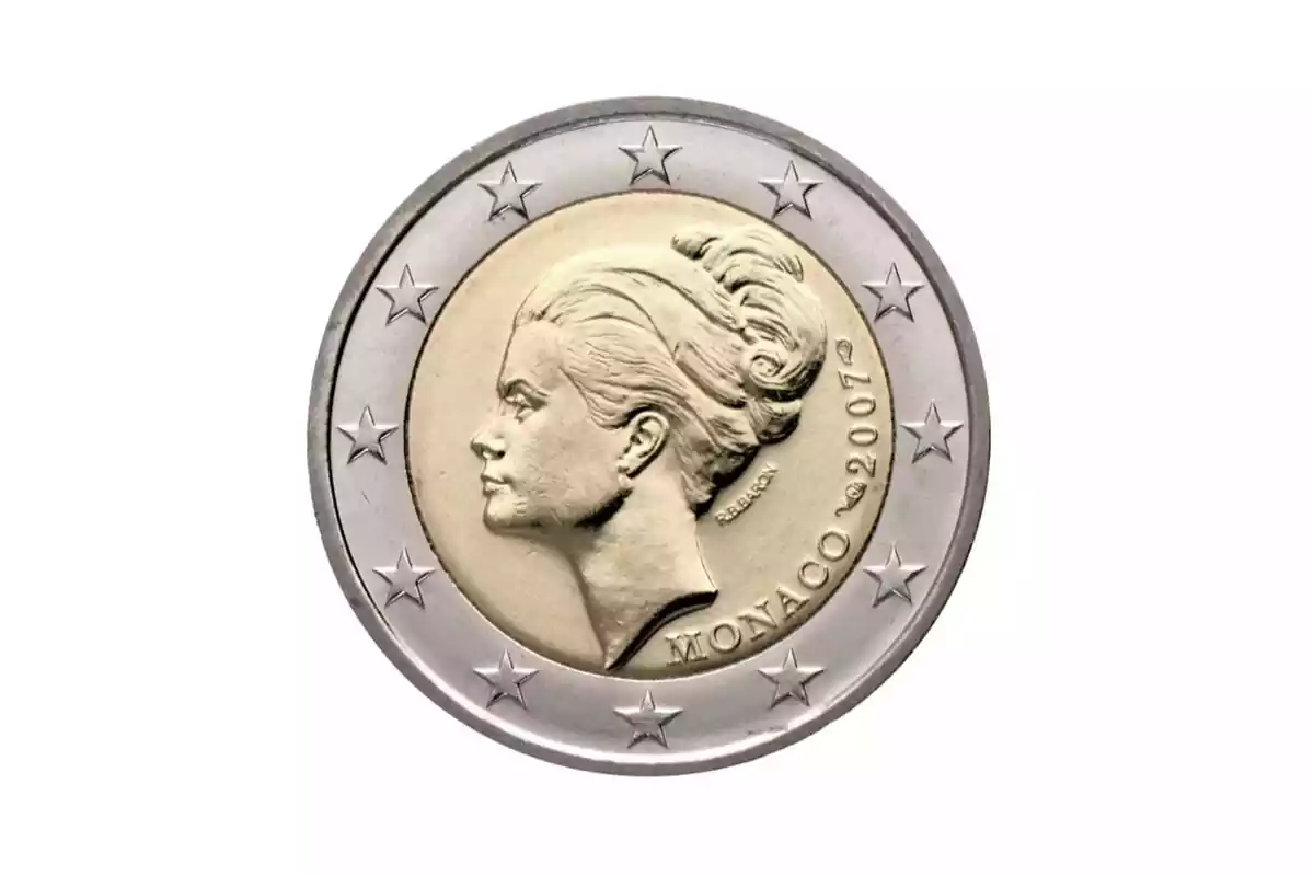 Moneda amb el rostre de Grace Kelly