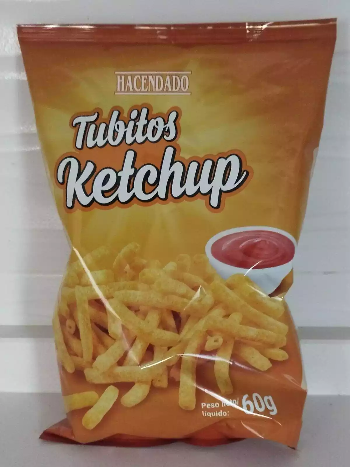 Bossa tubets de ketchup de Mercadona